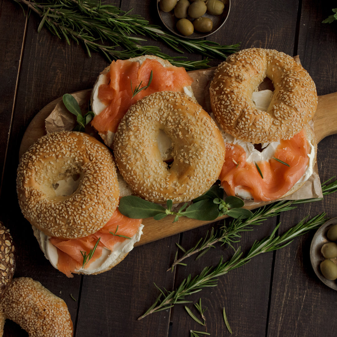 Salmon Bagel – Salmon House Egypt