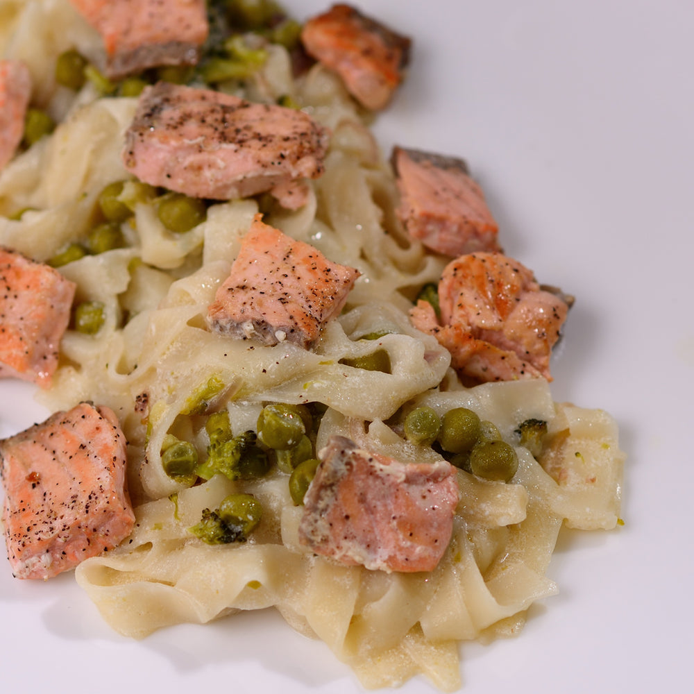 Salmon Fettuccine