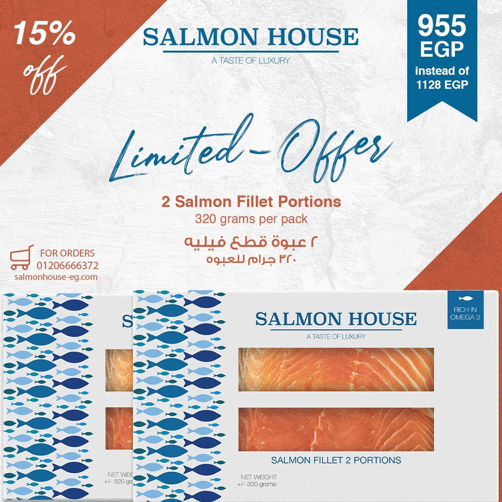 2x Salmon Fillet (320GM)