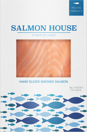 
                  
                    Load image into Gallery viewer, x3 sliced Smoked Salmon (100GM.)
                  
                