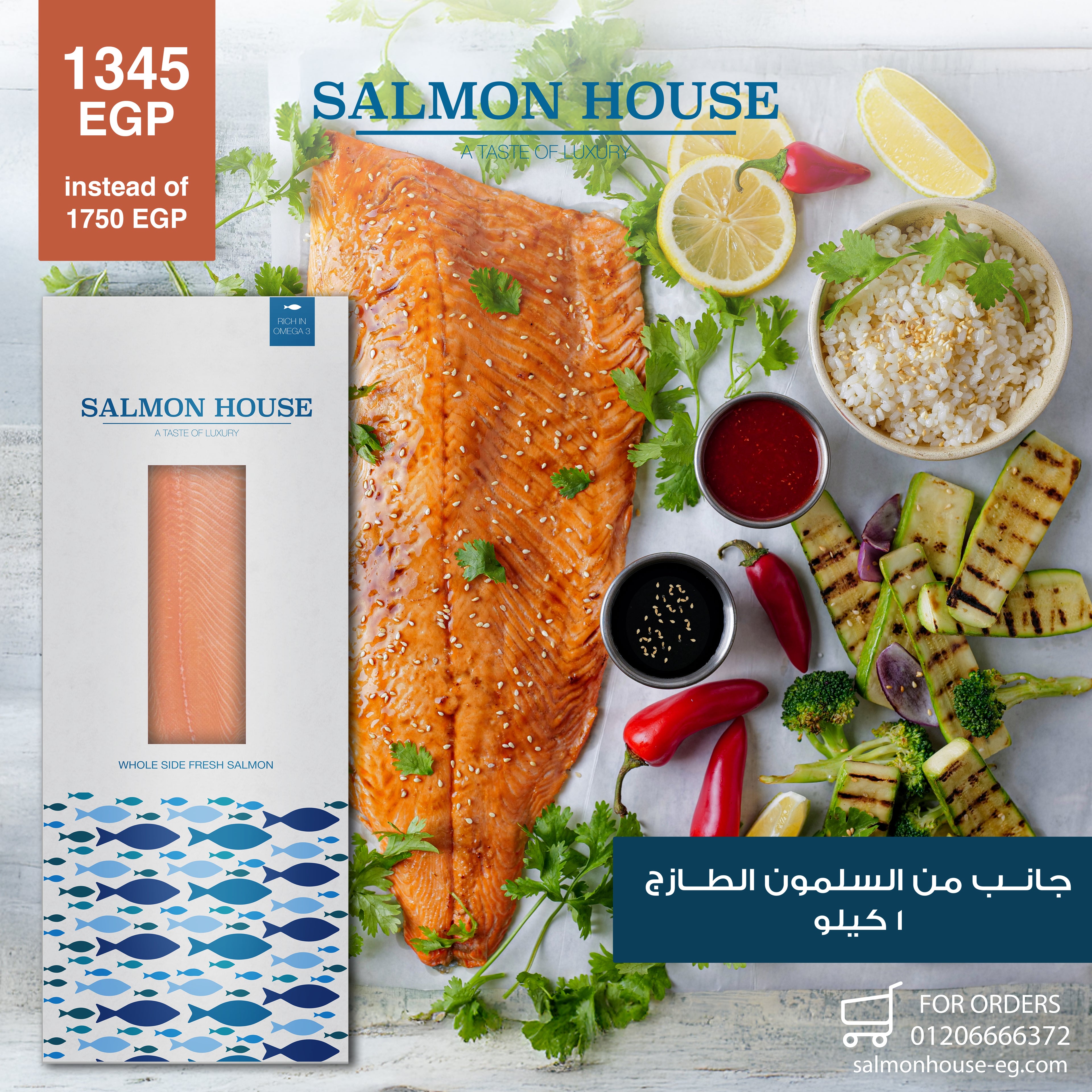 Whole Side Fresh Salmon